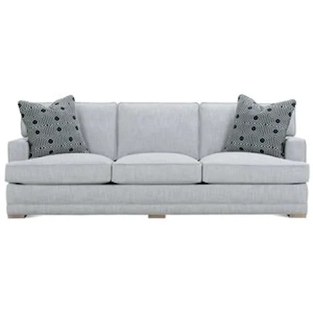 Contemporary Sofa with Track Arms